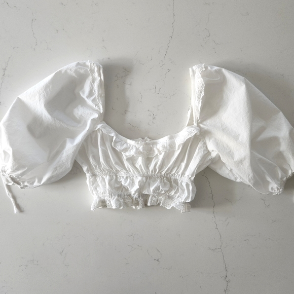 Puff sleeve top - Picture 6 of 8